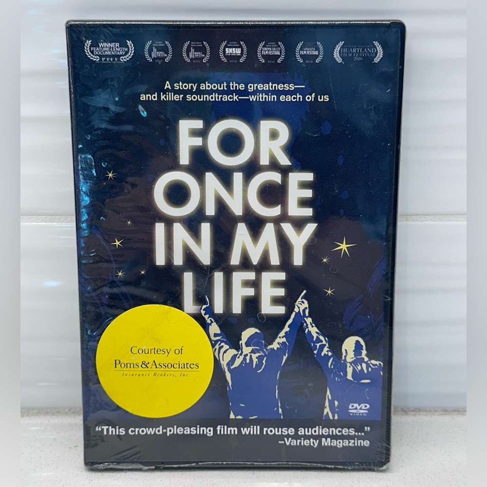 For Once In My Life (DVD, 2011) The Spirit of Goodwill Band Performing Live